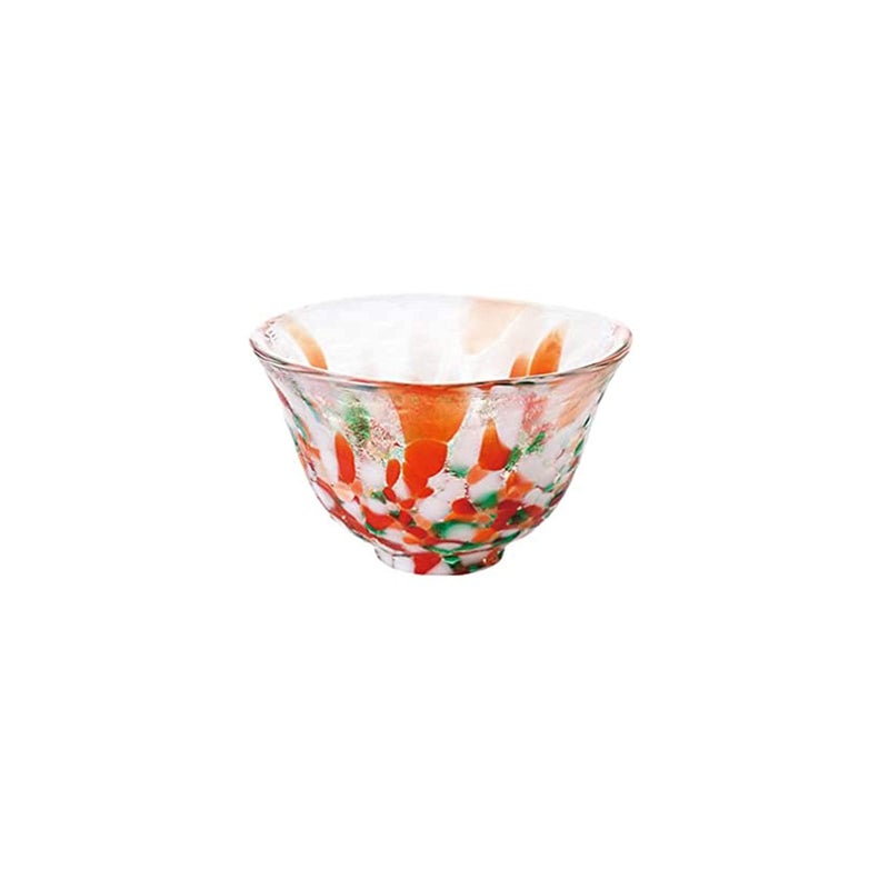 IPPINKA Tsugaru Biidoro, Handcrafted Glass Sake Cups, Set of 4, Four Seasons - Image 2